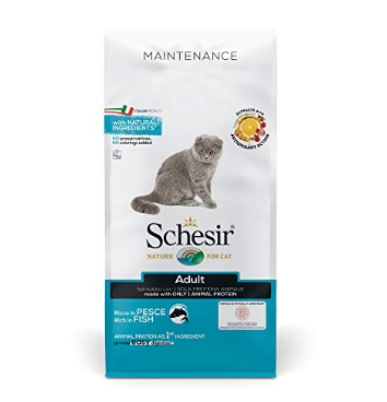 Сухой корм Schesir для взрослых кошек с рыбой, 1,5 кг