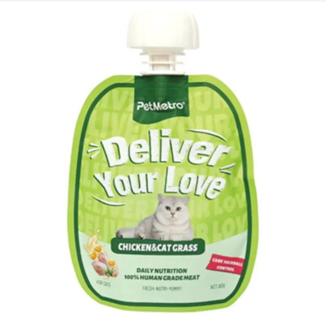 Кремовое лакомство для кошек с курицей Deliver