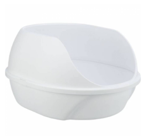 Лоток Туалет с высоким бортиком Simao для кошки, 48 х 30 х 58 см, белый, Trixie 40221