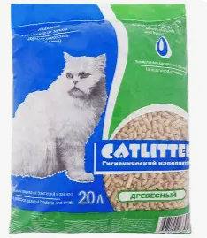 Наполнитель древесный Catlitter 20л