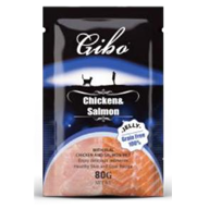 Gibo курица с лососем в желе, 80 гр