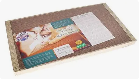 Когтеточка-лежанка картонная 56*30 см