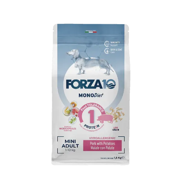 Forza10 Mini DIET из свинины и картофеля, 1.5 кг