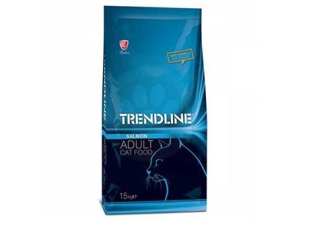 Trendline Adult Cat Food Salmon сухой корм для кошек с лососем