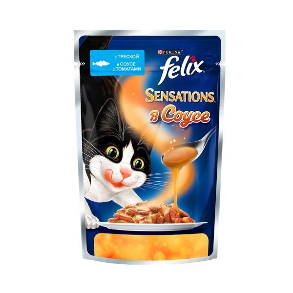 Felix Sensations (треска с томатами) в соусе 85гр